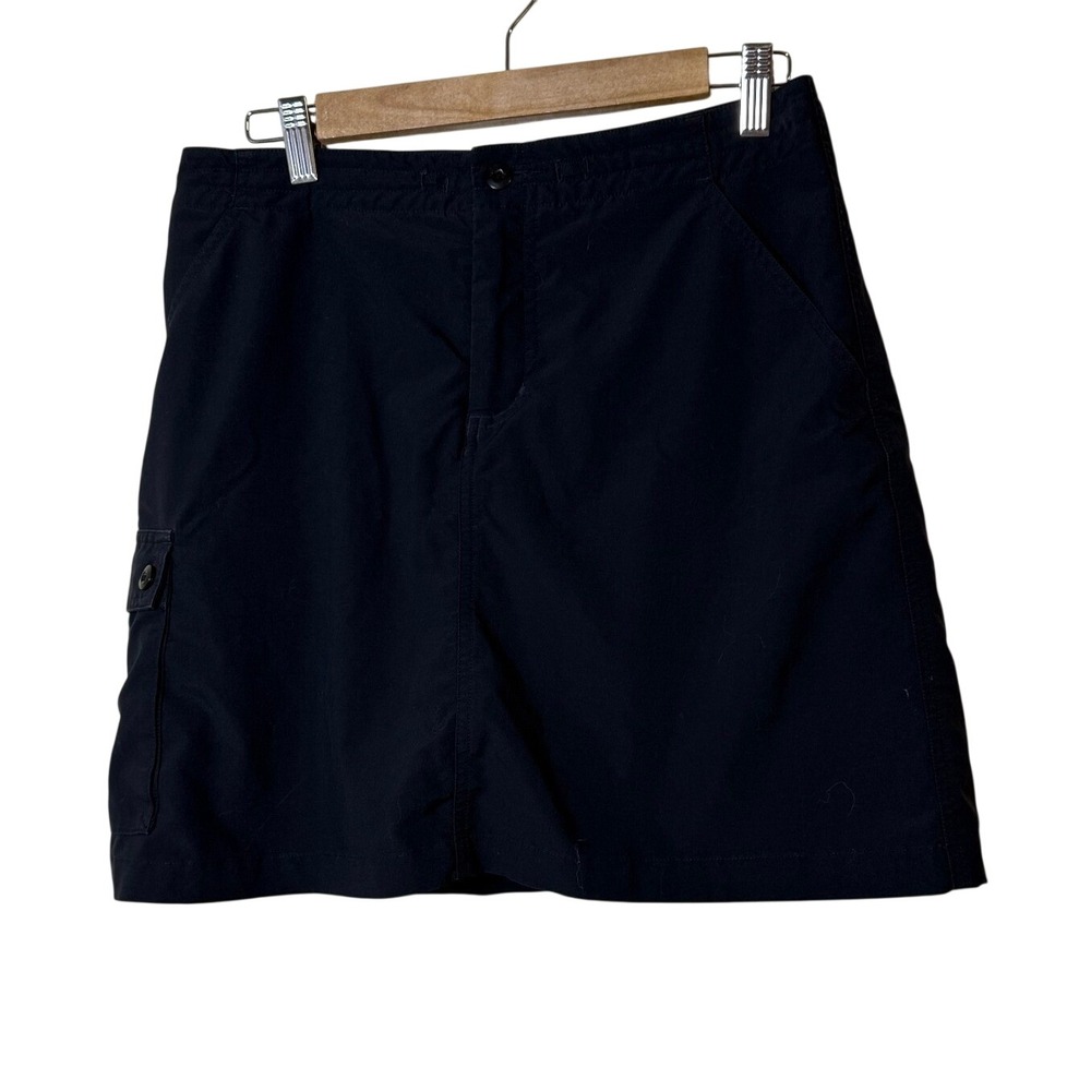 Patagonia Women Skort 6 Black Cargo Pocket Hiking Gorpcore Utility 58025F7